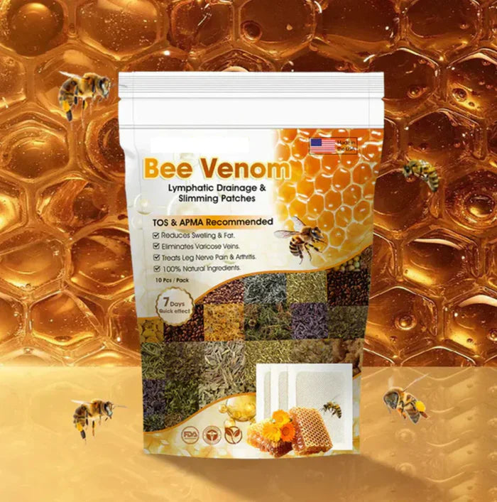 Bee Venom Lymphatic Daiamage & Sliming Patches Buy 1 Get 1 Free🔥