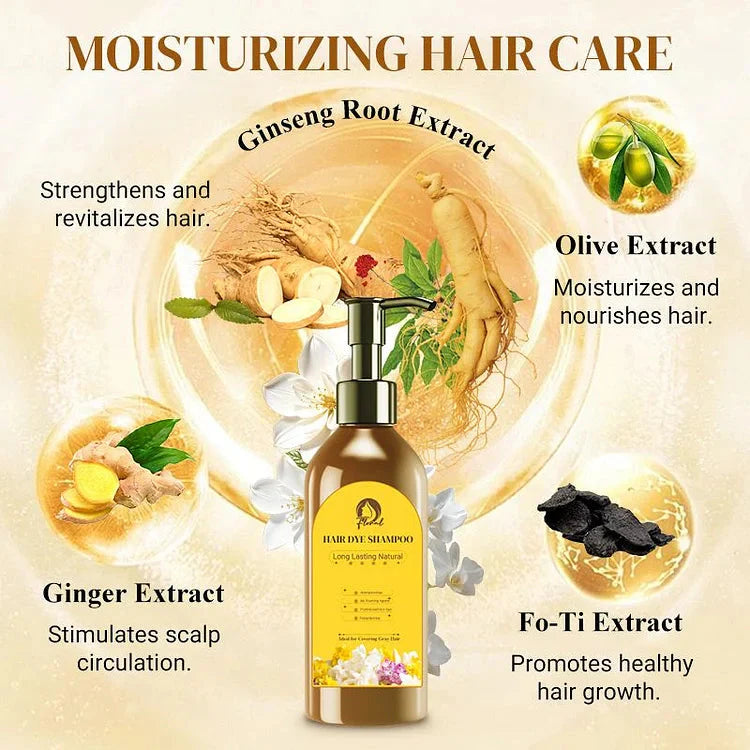 Long Lasting Natural Hair Dye Shampoo 100ML